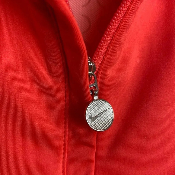 Nike Golf Fit Dry Coral Tee with White Breathable Back - Picture 6 of 10